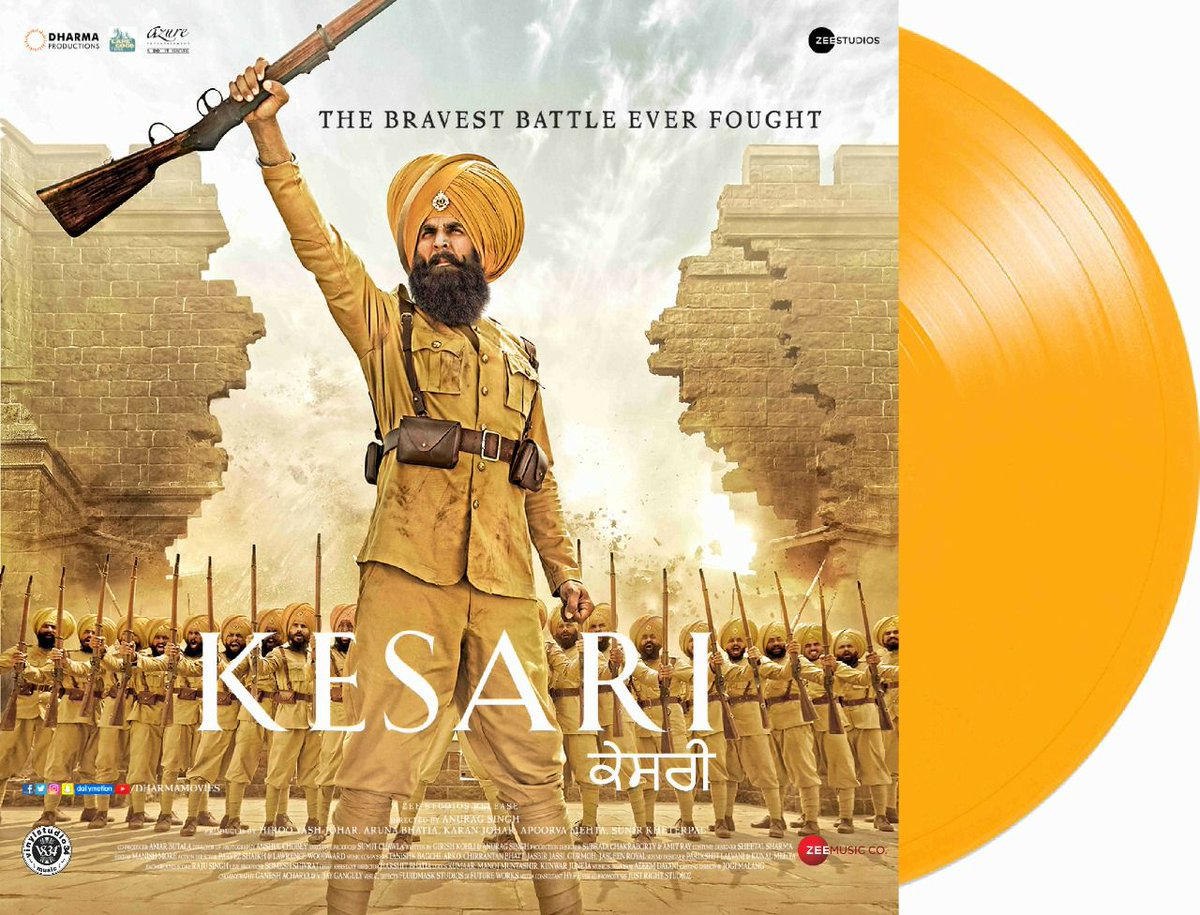 vinylstudio34's tweet photo. 📢ALERT🥳NEW RELEASES
Ⓜ️®️🅿️
➡️KESARI 
➡️DHADAK &amp; RAAZI 
@akshaykumar @ParineetiChopra
@BPraak @arijitsingh @jasleenroyal @manojmuntashir @AseesKaur @jazzyb @Shankar_Live @meghnagulzar @AjayAtulOnline @SunidhiChauhan5 @shreyaghoshal @ZeeMusicCompany @DharmaMovies @apoorvamehta18 https://t.co/KYKpnepfZY