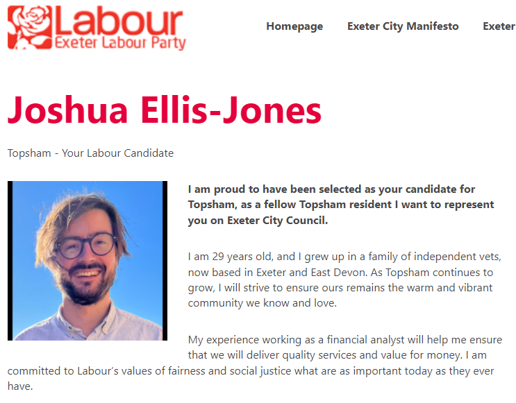LizPoleLabour's tweet photo. So proud to have played a large part in #LabourParty's Josh Ellis-Jones winning #Topsham for @ExeterLabour on @ExeterCouncil. This was a 3-seat Conservative stronghold as far back as records go. Massive result. You made the right choice Topsham🌟 #VoteLabour https://t.co/26SUrqy4Nu