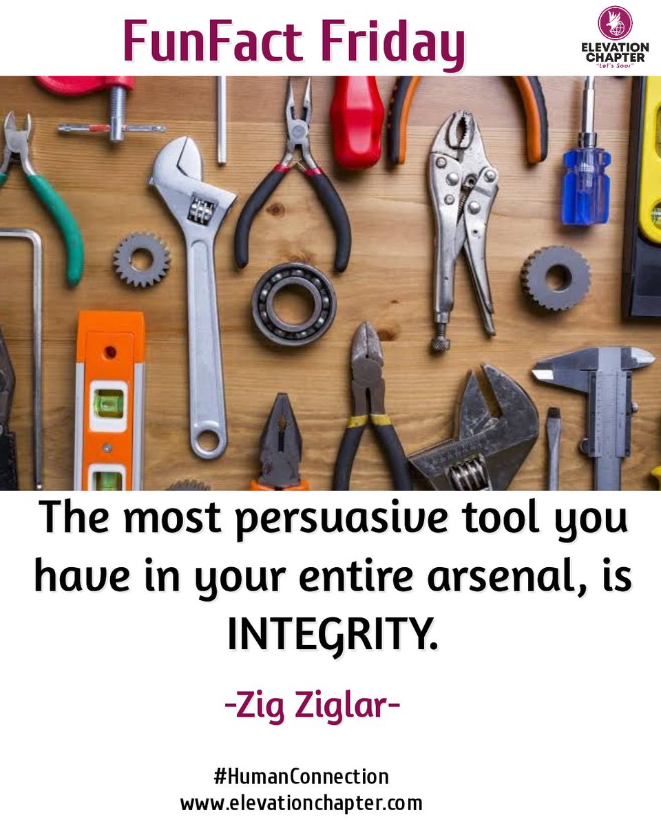 nellyorikiriza's tweet photo. A part from #INTEGRITY, which other tools are a #MUST have in your arsenal??
#funfactfriday
#HumanConnection
#ElevationChapter https://t.co/wiSdQC7nGw