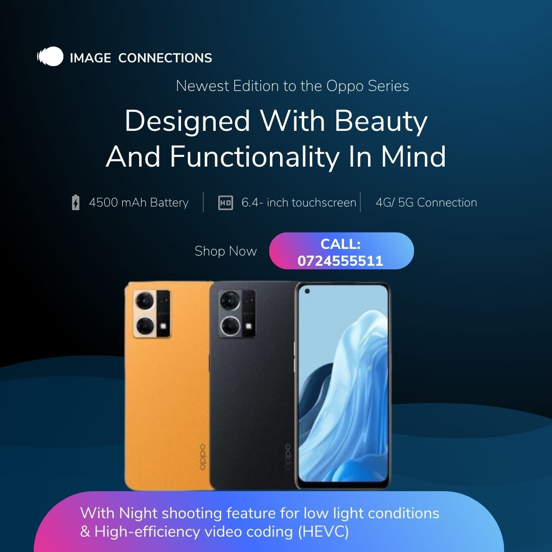 ImageConnec's tweet photo. You've probably never seen a more unique and classic design. The retro design of our OPPO Reno 7 will wow everyone that sees it. 

We help you stand out. 
You deserve the spotlight .
 
Call 0724555511 to order

#OPPOReno7
#UnlimitedMeInPortrai #kikuyu #naivasha #fatherabraham https://t.co/tjwKknQINB