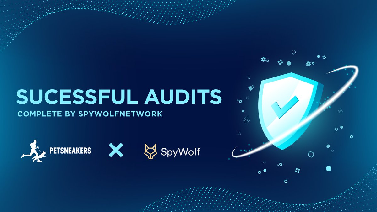 petsneakers's tweet photo. π’ We are pleased to announce we have successfully completed an audit with @SpyWolfNetwork
The results of the audit can be seen below:
https://t.co/be4lNqVHui
Rest assured, funds are safe with us π
#PSC #PetSneakers #SpyWolfNetwork #M2E https://t.co/DShOEkBZXN