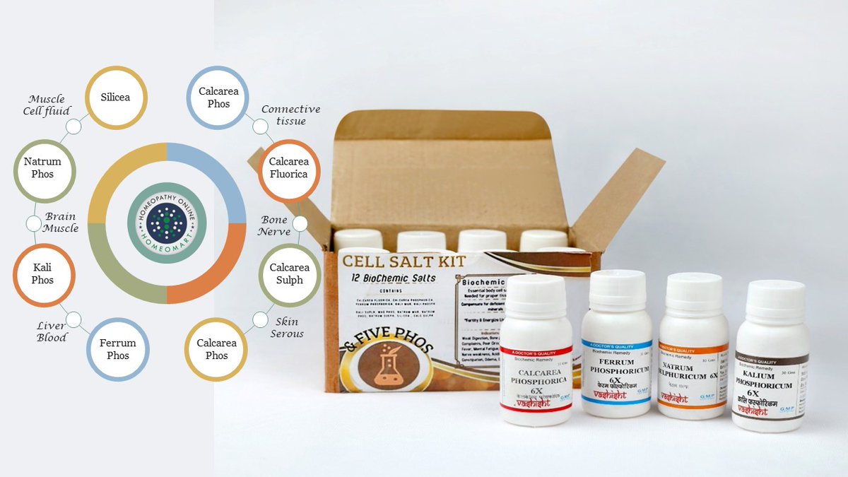 homeomart's tweet photo. Biochemics are also known as tissue salts or cell salts and are recommended in low decimal potencies for correcting deficiencies at cellular level.#biochemic Know the indications and benefits of the 12 cell salts. https://t.co/pWP3lzVwkP https://t.co/rTxsxtcVTL