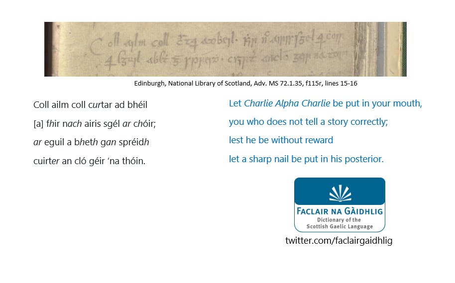 Faclair na Gàidhlig Manuscripts Project tweet media