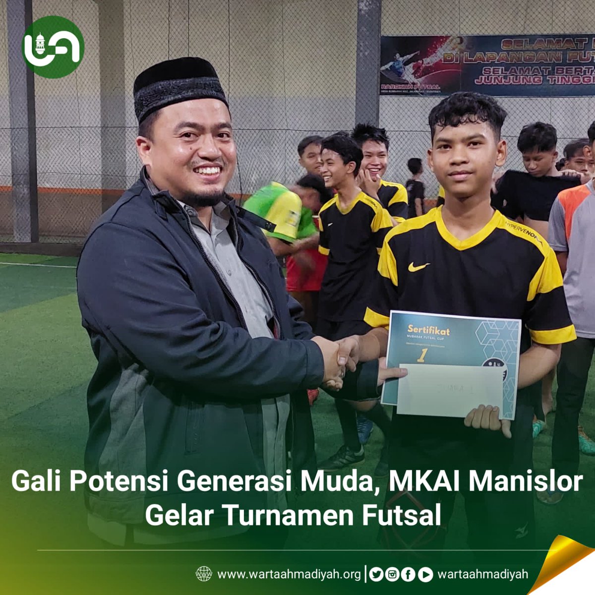 WartaAhmadiyah's tweet photo. Gali Potensi Generasi Muda, MKAI Manislor Gelar Turnamen Futsal https://t.co/uQ3VUxC6C1 https://t.co/4LG5iA5jak