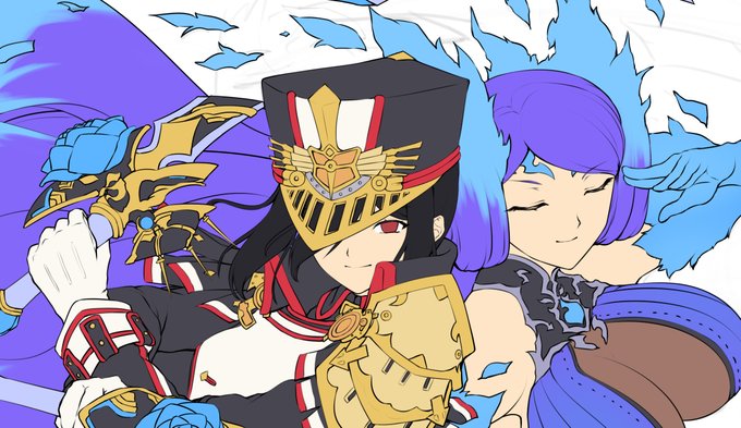 えーこちらのメレフさんとカグツチさんの元データが破損してしまいました
・・・(';ω;`)ブワッ
全身描いてたのに・・・ 