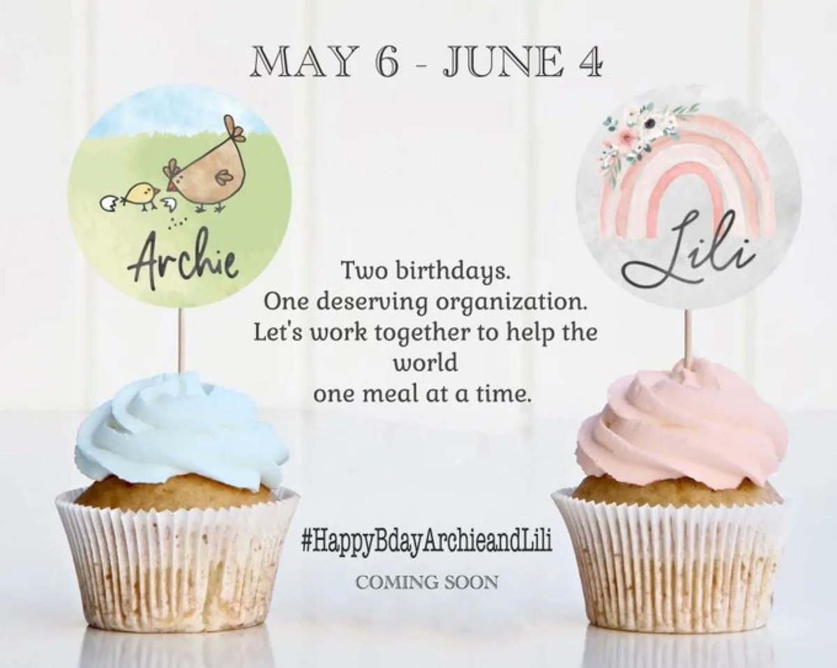 In honor of Archie’s 3rd Birthday and Lili’s 1st birthday the #SussexSquad is doing a fundraiser in support of an organization close to their parent’s hearts, @WCKitchen! Please click on the link to donate. 👉🏾 bit.ly/3P2GnoE

#HappyBirthdayArchie 
#ArchieDay