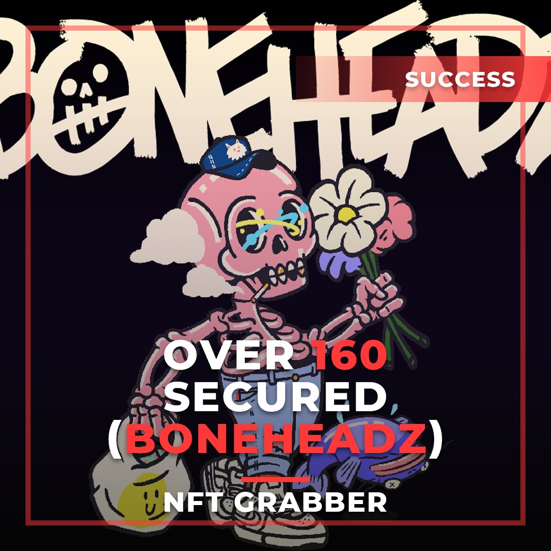 NFTGrabber_'s tweet photo. π₯ NFT Grabber secured over 160 @NFTBoneHeadz! π πͺ¦
#BoneHeadz #nftcollectors https://t.co/W4krfYwSaU