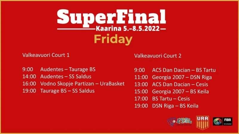 TeeVirkkula's tweet photo. Siitä päivän ohjelma. Tulkaahan hallille seuraamaan huippupelejä! #eyblsuperfinals2022 #uraperhe https://t.co/DcM0HPgNn3