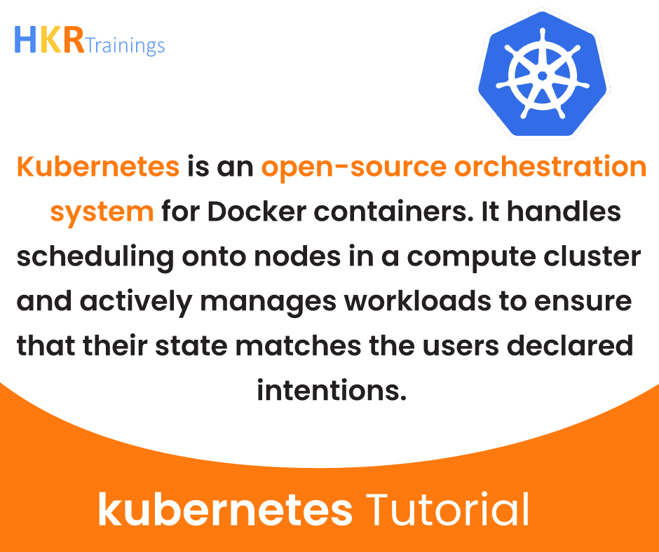 hkrtraining's tweet image. #Kubernetes is an open-source orchestration system for #Docker containers. It handles scheduling onto nodes in a compute cluster & actively manages workloads to ensure that their state matches the users declared intentions: buff.ly/3MXidKi
#kubernetestutorial #cloud #IT