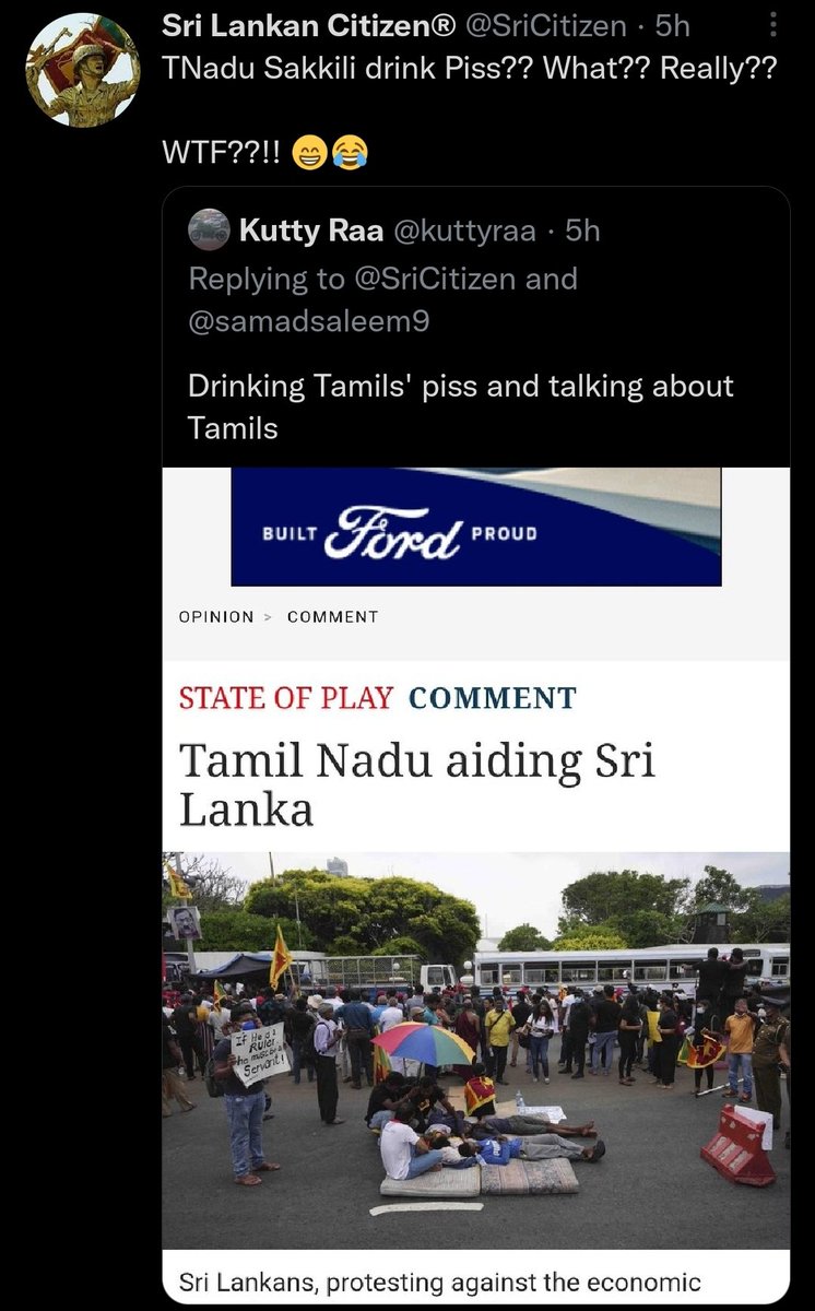kuttyraa's tweet photo. @SriCitizen @samadsaleem9 Account Suspended https://t.co/Mm8P5kA8yl