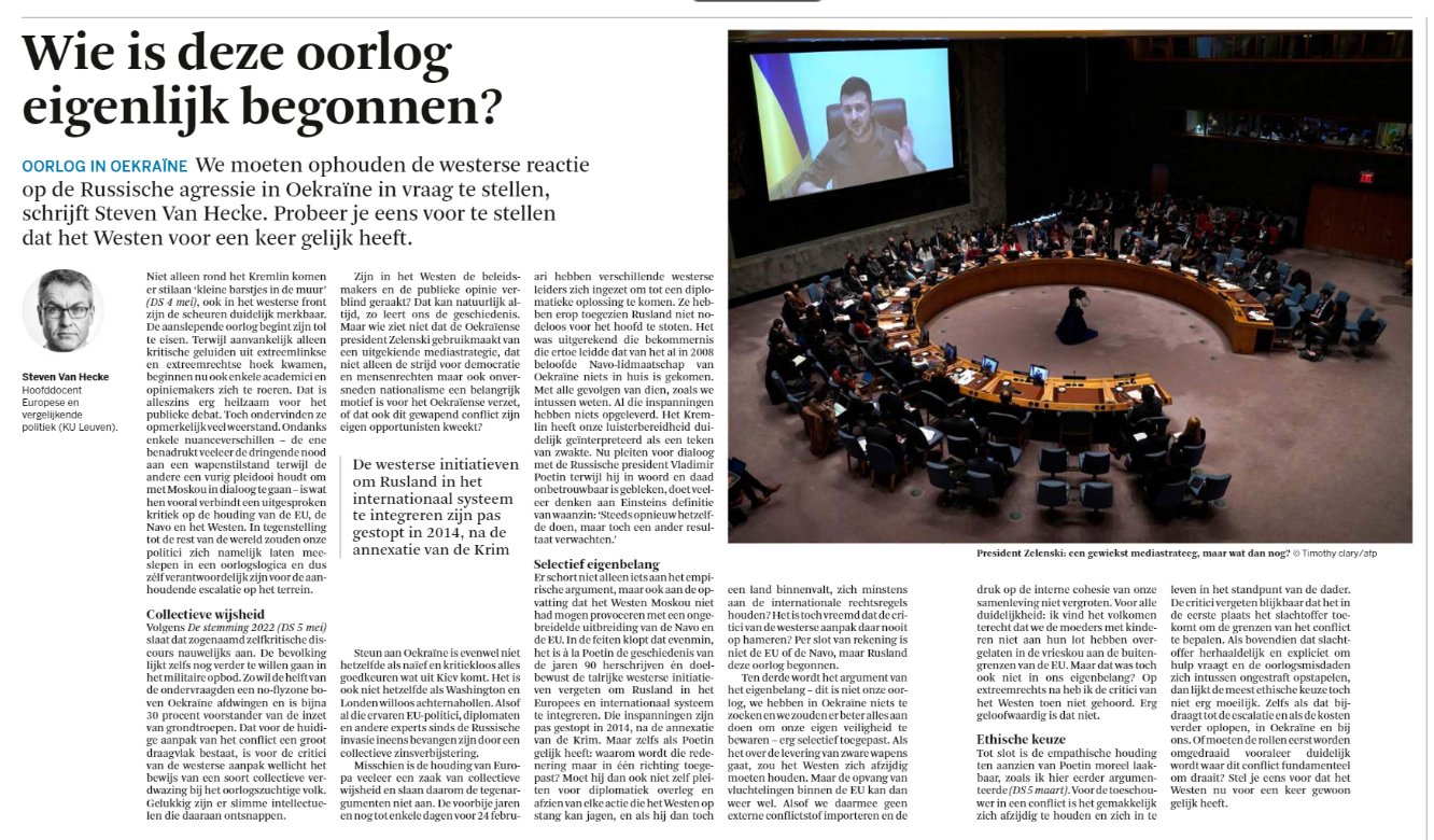 Steven Van Hecke on Twitter 