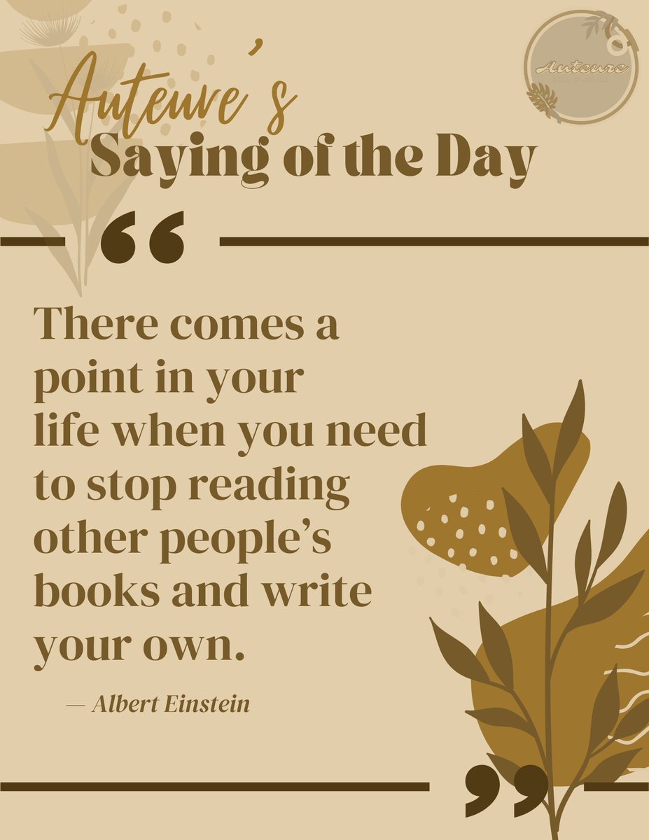 auteurewp's tweet photo. It’s Auteure’s SOTD! 🍂 #AuteureSOTD

Let us all reflect and nurture our minds with these quotes, Auteures! https://t.co/qTAAcwVKdo