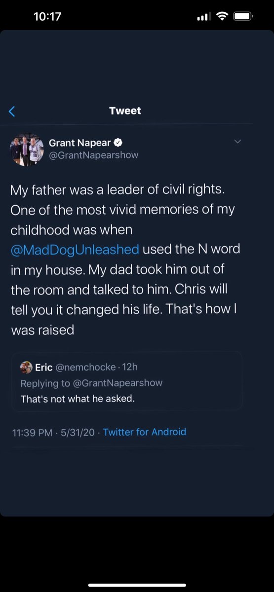 There’s our guy! I bet you are tired of me <a href="/MadDogUnleashed/">Chris Mad Dog Russo</a> 

yours truly, 
THE NEW MEDIA!