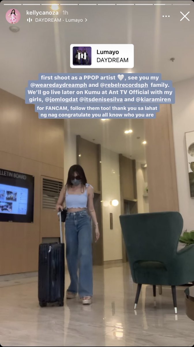 denisetopia's tweet photo. #DaydreamKELLYβs IG story update!
See you later, dream girls π€
#HelloDaydreamKelly
@wearedaydreamph https://t.co/i31ISXpknT