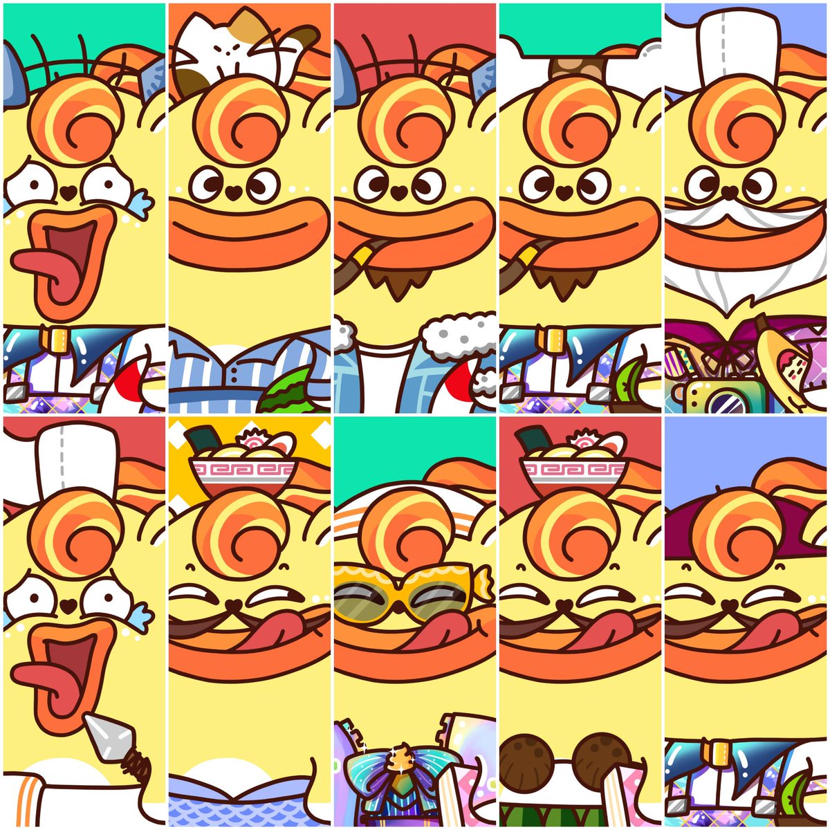 Started with a couple Nutts just hanging out, then it became the Nutty Brady Bunch, then it went even Nuttier! 
Still a little time left to mint
Come hangout, maybe play a game, talk a bit, and see what the Nutty gang is up to
discord.gg/tUgP5eSD #NFTs #cnfts <a href="/NuttyNonoCNFT/">ju</a>