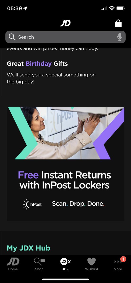 quist1979's tweet photo. @JDSports @JDOfficial @JDhelpteam Apparently you don’t get free returns with JDX? Very misleading advert https://t.co/jfUjMcRnNO