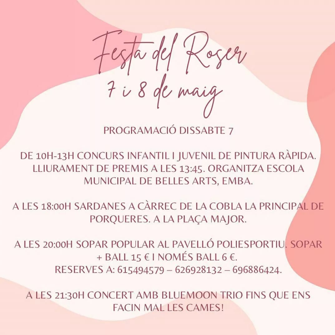 santjoanfontsaj's tweet photo. Festa del Roser. Música, animació, bona companyia i molt més! @MariaVidalSJF https://t.co/TN1JYhmYBV