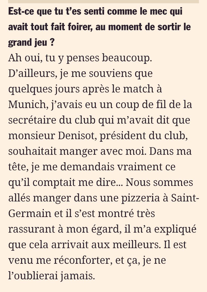 SamDeghout's tweet photo. 6/5/2021 🙏
#ChristopheRevault comprendre l'homme et le sportif à travers ses mots recueillis par @ADonnarieix pour @sofoot https://t.co/BtAhLyQVnT
