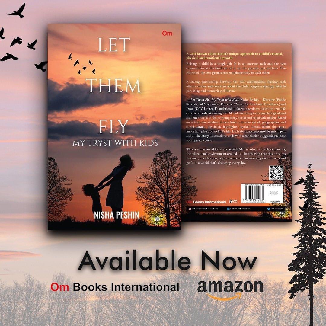 nisha_peshin's tweet photo. A well-known educationist’s unique approach to a child’s mental, physical and emotional growth.
.
Get you copy now-Let Them Fly : My Tryst With Kids https://t.co/j0KHfJTexY…

#LETTHEMFLY #Drnisha #drnishapeshin  #bookrecommendations #bookstagram #booklove #ombooksinternational https://t.co/rGcqjNNIbb