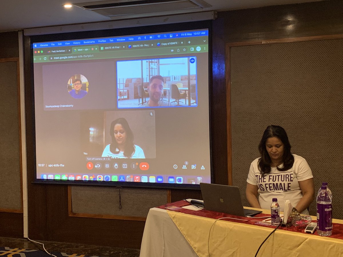 Session : Google Marketing Solutions by Soumyadeep Chakraborty, System Engineer at Tata Consultancy Services &amp; Anshuman Harjai, Manager, New Business Sales  
<a href="/lathika_pai/">Lathika Pai</a> <a href="/shnoyanju/">Anju Shenoy</a> <a href="/ighose/">Irina Ghose</a> <a href="/Imsavvysingh/">Savita Singh</a> <a href="/anshumanharjai/">Anshuman Harjai</a>