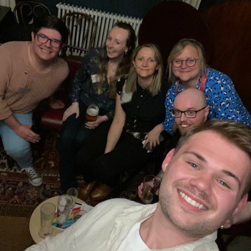 BathPride2023's tweet image. Incredible times @thegrapesbath who supported our very first Pride2023 volunteers evening. Incredible venue and massive thanks to @TheBathLandlady. What a turnout. Amazing connections made. This is happening. Our family is growing #bathuk #visitbath #LGBTQ