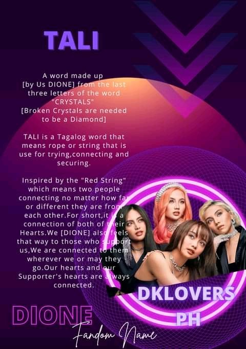 DKLoversPH's tweet photo. What is TALI:

Stream 'Bling Bling' Official Music Video!
https://t.co/akSm536koQ https://t.co/shA53XySEm