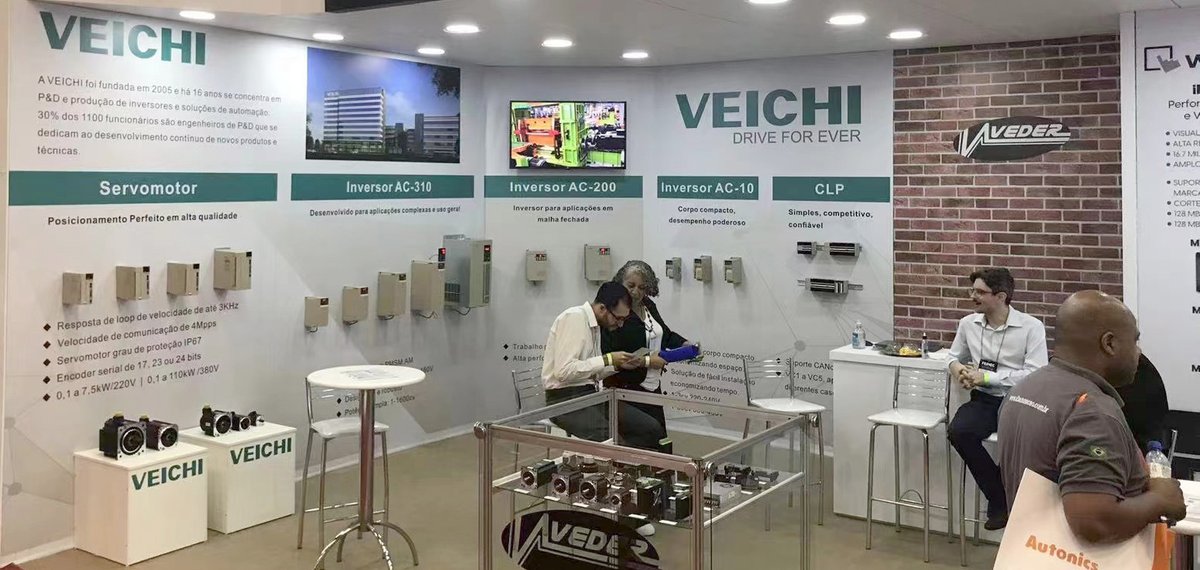 VeichiGlobal's tweet image. 🔥📣#FEIMEC 2022 is going on, come and discuss with the #VEICHI team! #inverter #servo
🏢Location: Sao Paulo Convention Center, Brazil
👨‍💼Booth No.: G116
⏱Time: May 3-7