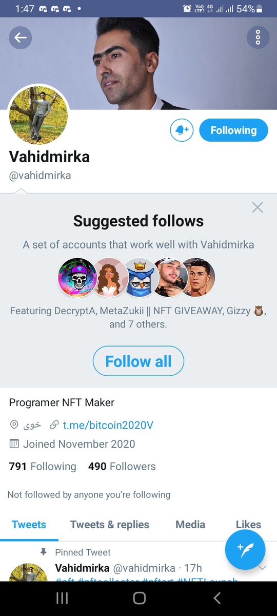 Melvinson18's tweet photo. @vahidmirka Done
0xD1aaCDfe854a90f292FE5ea6f9d7cdA9ef4D48E6 https://t.co/RddsQkAUYX