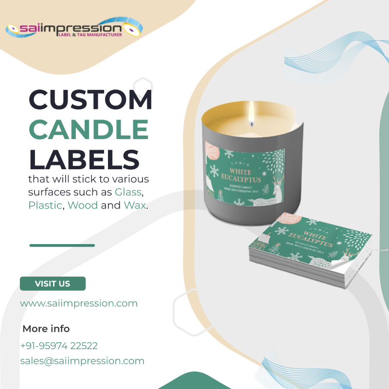Custom Candle Stickers - Sticky Brand