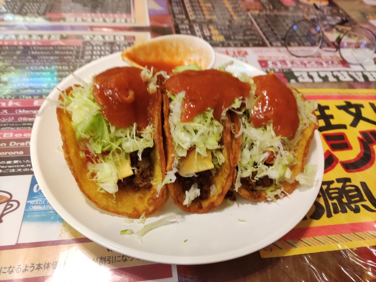 idea_okinawa's tweet photo. いわゆるチャーリータコス https://t.co/U7spDnA2He