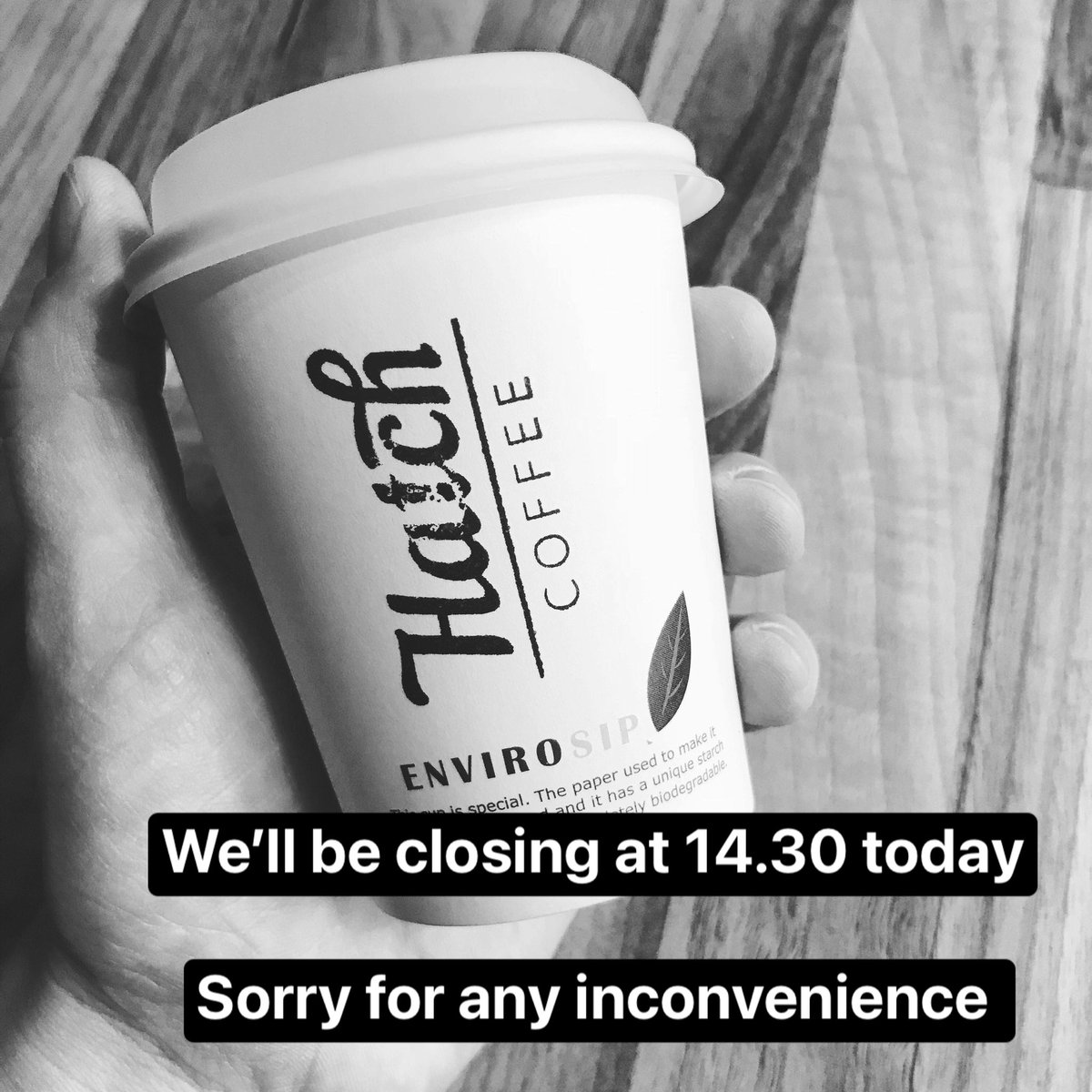 Gonna be closing a bit early today for an appointment so make sure you get down before 14.30.
