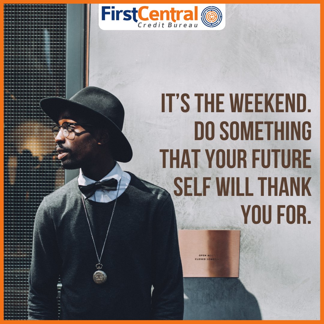 firstcentralng's tweet photo. The weekend is here, it's not just a time to escape the workweek but a time to rest, refresh, and get set for the new week.
#FirstCentral #FCB #CreditBureau #CreditScore #TGIF #creditreport #creditscorevideos https://t.co/Lf7oQVWN9p