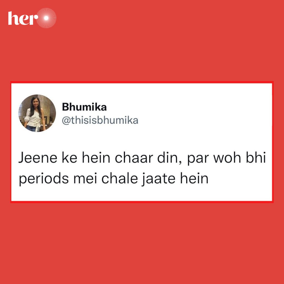 Hercircle_Off's tweet photo. Baaki hai bimaar din 😭
Tweet by: @thisisbhumika
#HerCircle #PeriodStruggle #PeriodStories #PeriodsBeLike #PeriodsPain #PeriodsAreNormal #Memes #tweetyourmagic https://t.co/DQRYxiFB4I