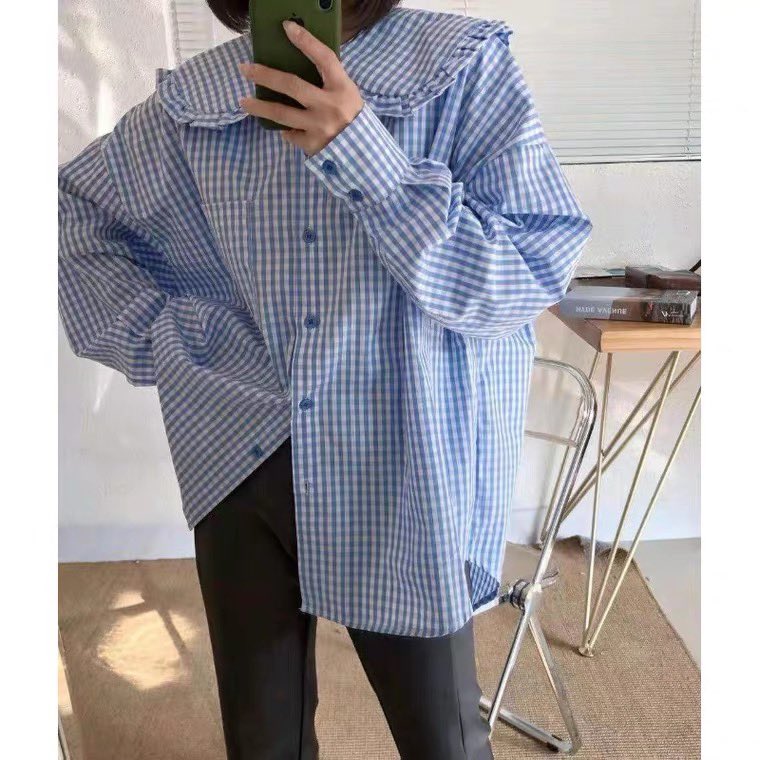SelectAmpersand's tweet photo. ギンガムチェックカラーブラウス💙💙

￥4,400(税込)

https://t.co/TPIMyuIUZF https://t.co/9sbRlEigln