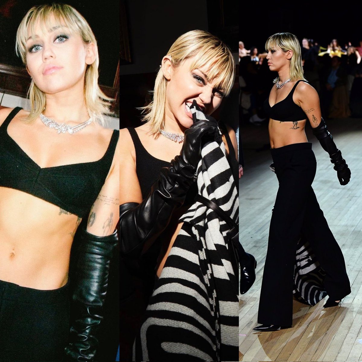 unholysmiler's tweet photo. miley cyrus modeling, that's the tweet https://t.co/vdKDtNG45j