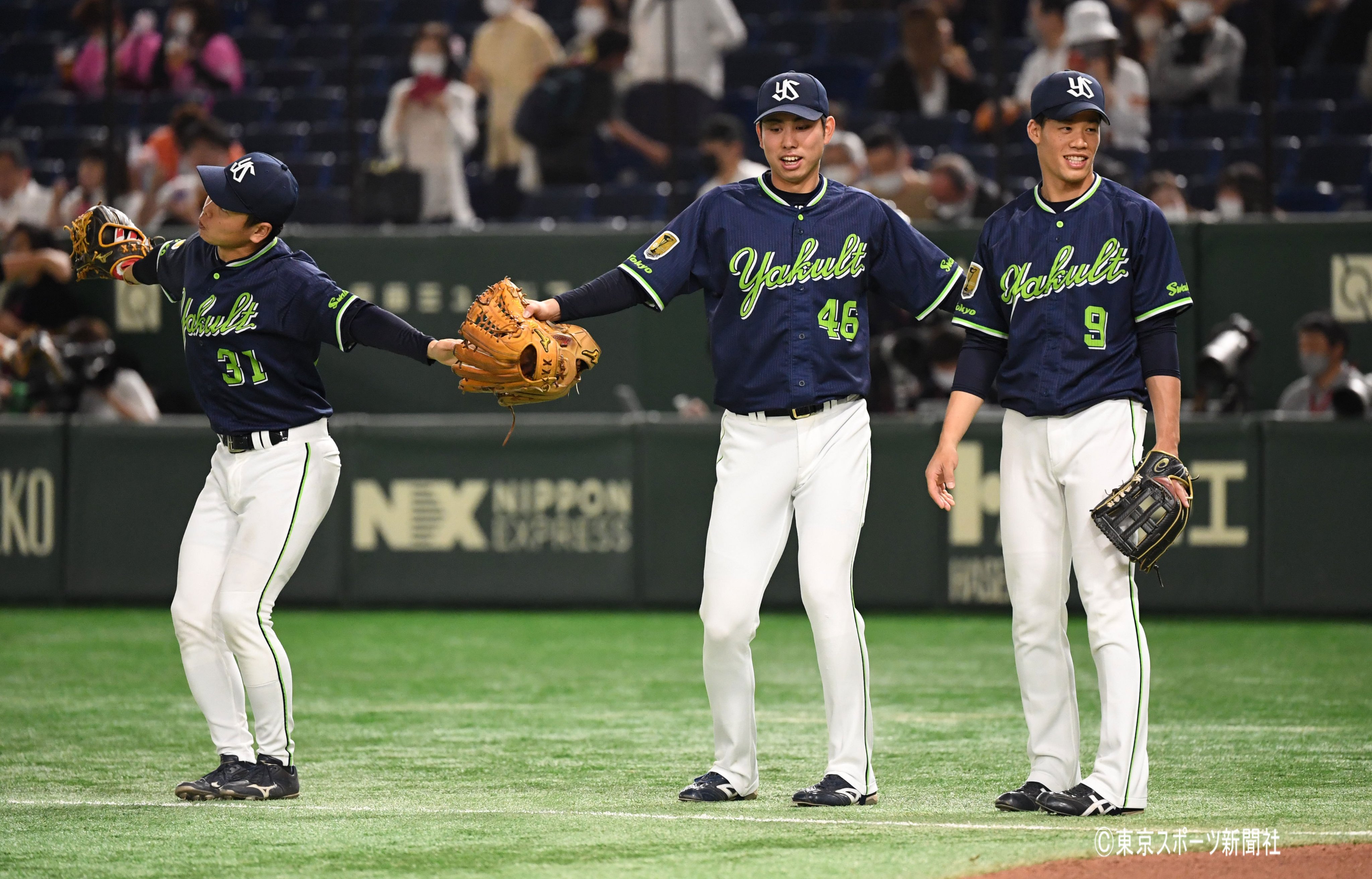 優れた品質 東京ヤクルトスワローズ #46 太田賢吾 ホームユニ 応援