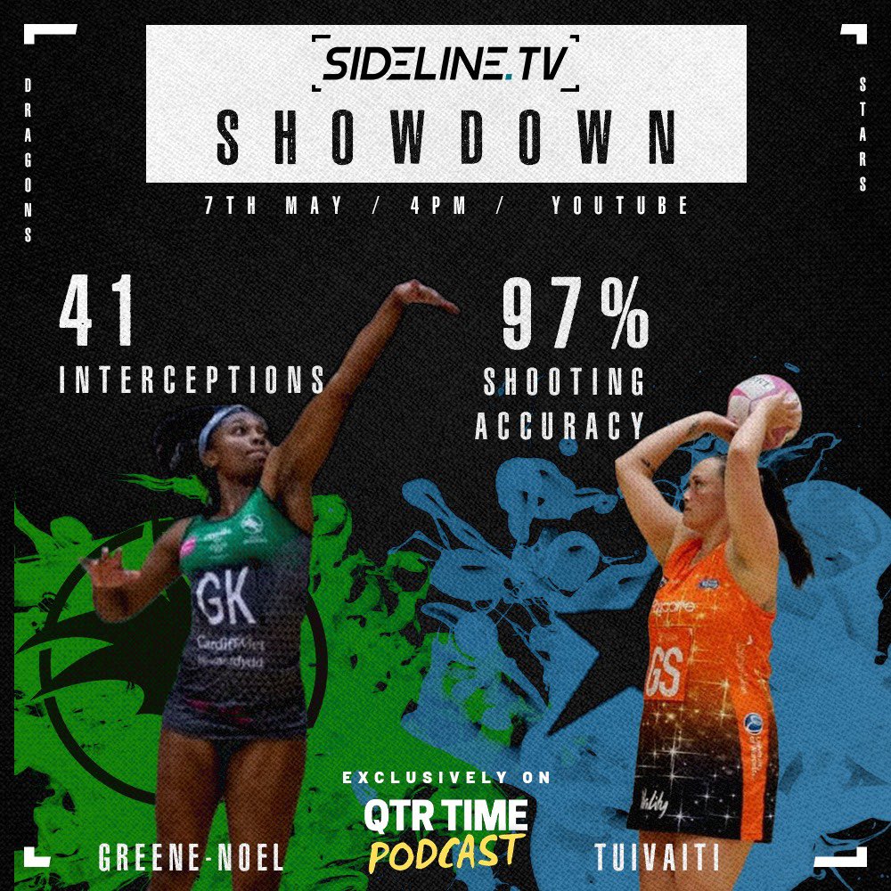 sideline_tv's tweet image. The Battle of the Big Personalities 🔥

We can’t wait to see @QuandaNoel face up to @CatTuivaiti this weekend as @celtic_dragons host @SevernStars 🙌

Who will come out on top?

#SidelineTVShowdown #VNSL2022