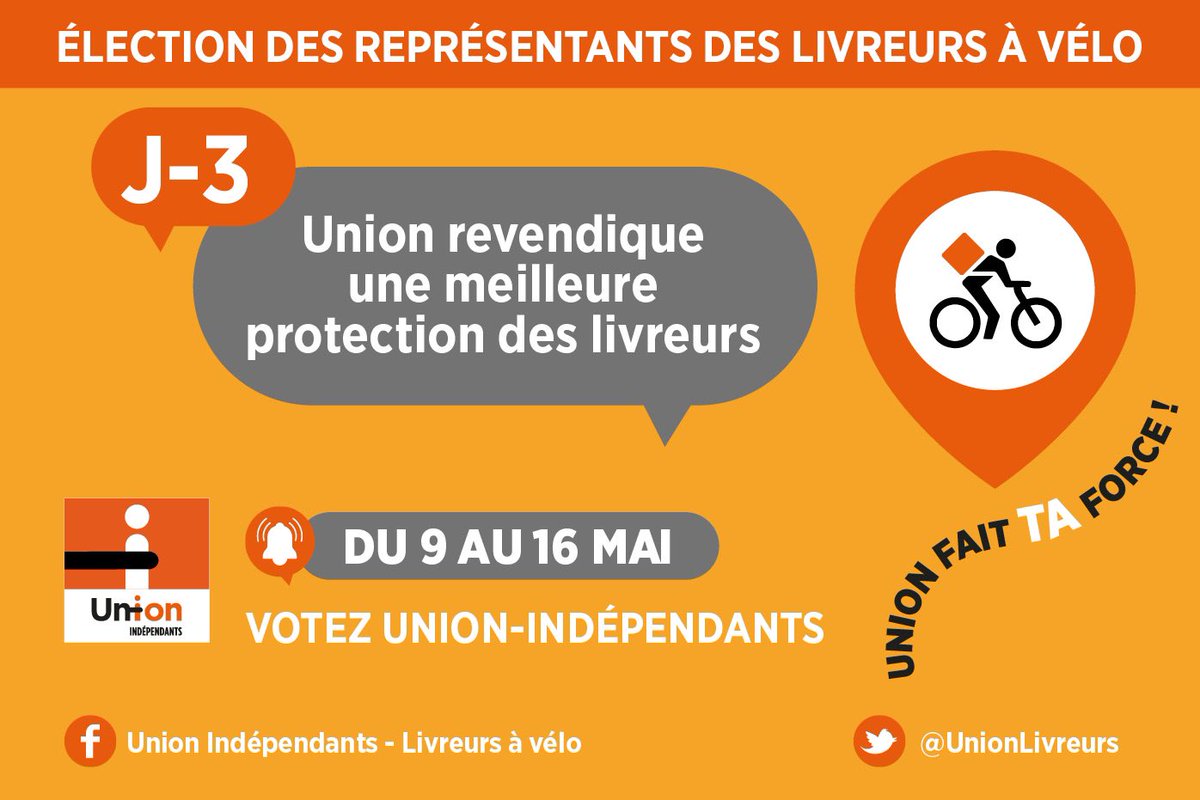 Union Independants Livreurs tweet media
