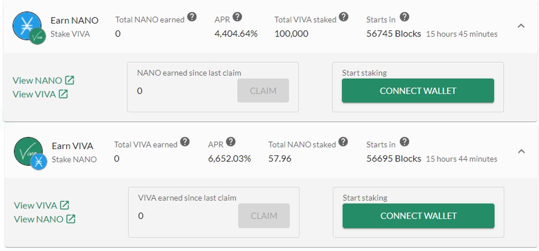In addition to the 8 pools announced yesterday, we have added another #staking pool - stake $VIVA, Earn $XNO, with high APR! 🍉

Calling all $XNO lovers, what are you guys waiting for? #staketoearn on app.vivafi.org rn! 💰
