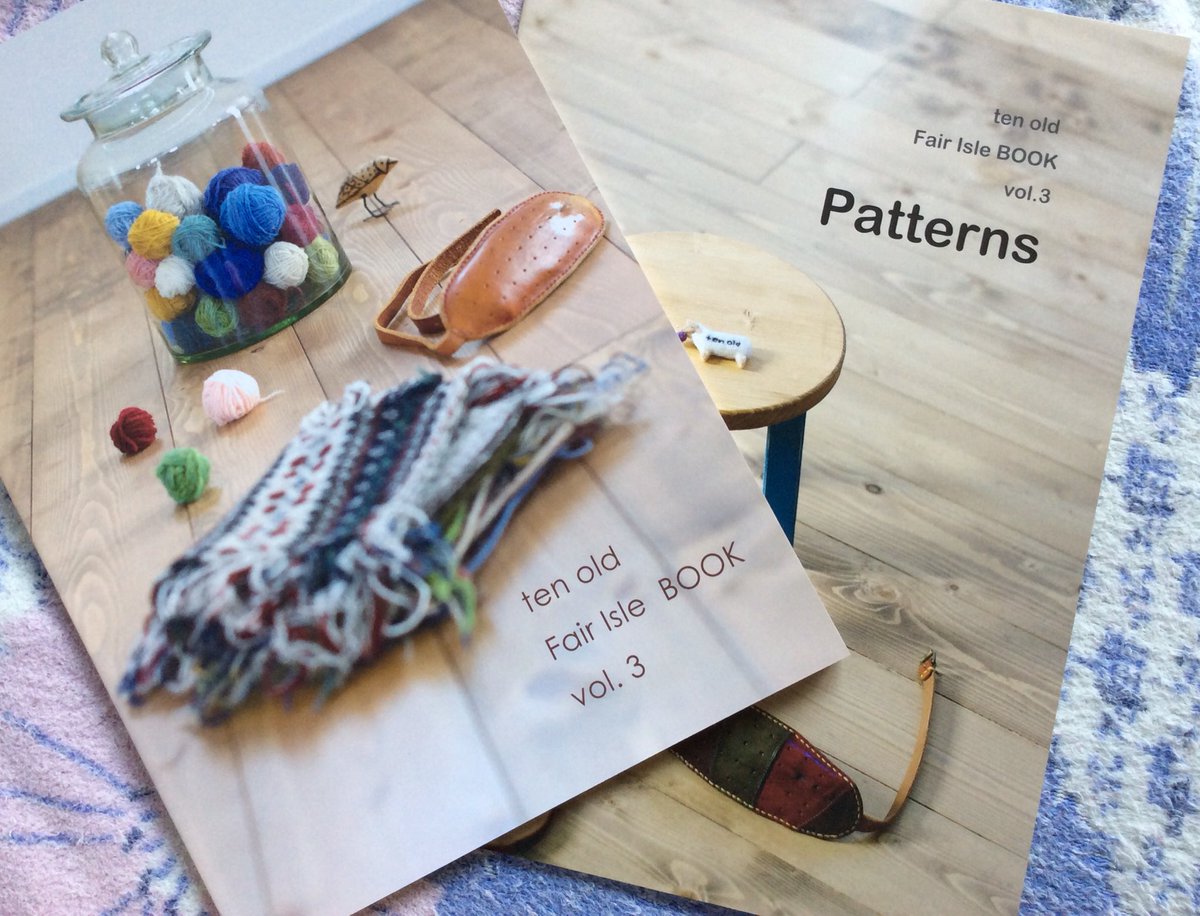 aroma_roma's tweet photo. #tenold 先生の「ten old Fair isle BOOK vol.3」が届いた〜‼️
色合わせがどストライクなの(≧∇≦)
キットがどれも素敵すぎて全部欲しいのよね〜
#編み物 #フェアアイル https://t.co/cZzW6K9dxQ