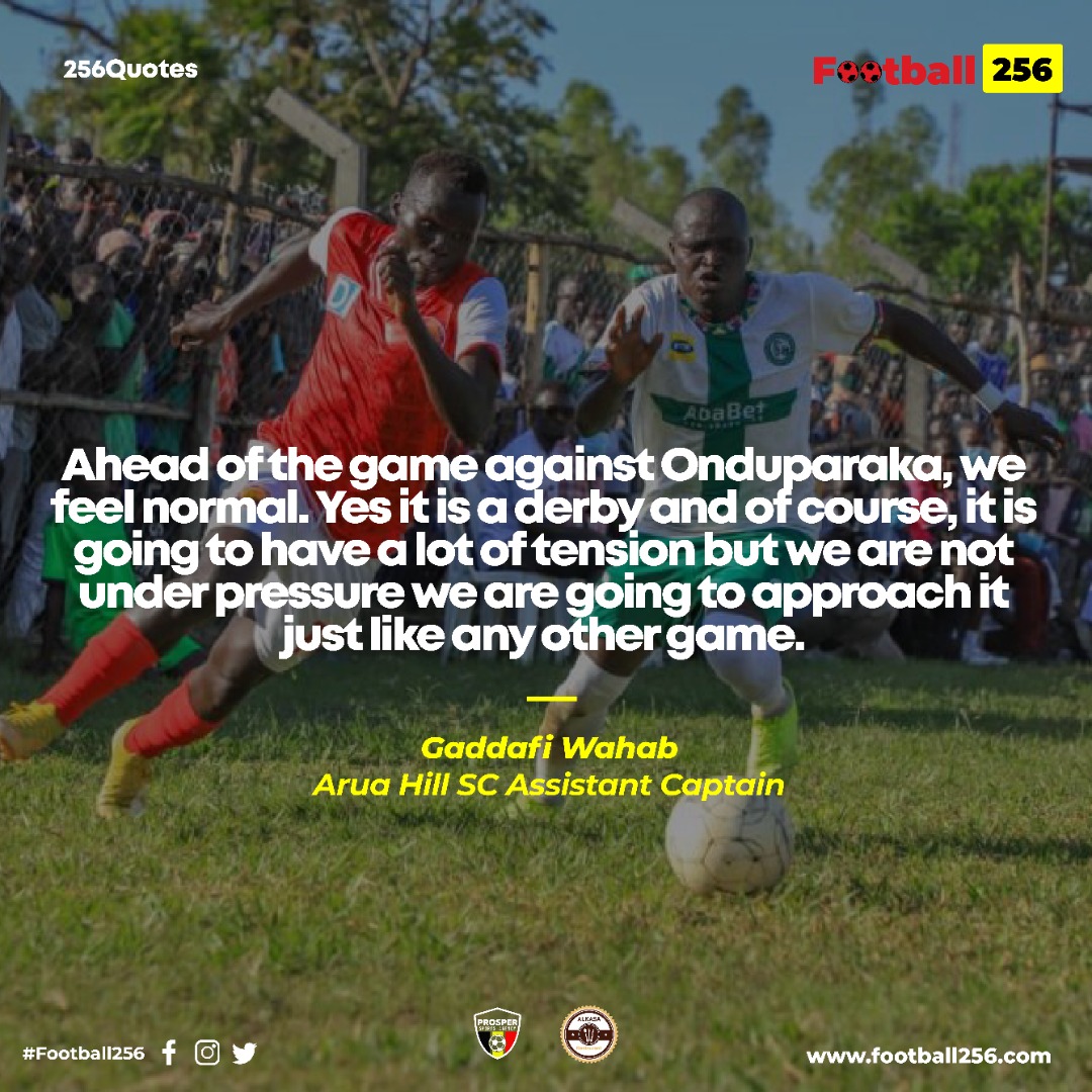 PulseSportsUGA's tweet photo. #Football256 Update
The Arua Derby between @OnduparakaFC1 and @Arua_Hill is on this afternoon at @AbaBetUG Greenlight Stadium
#256Quotes #ONDUAHSC https://t.co/2uudgXQNkc