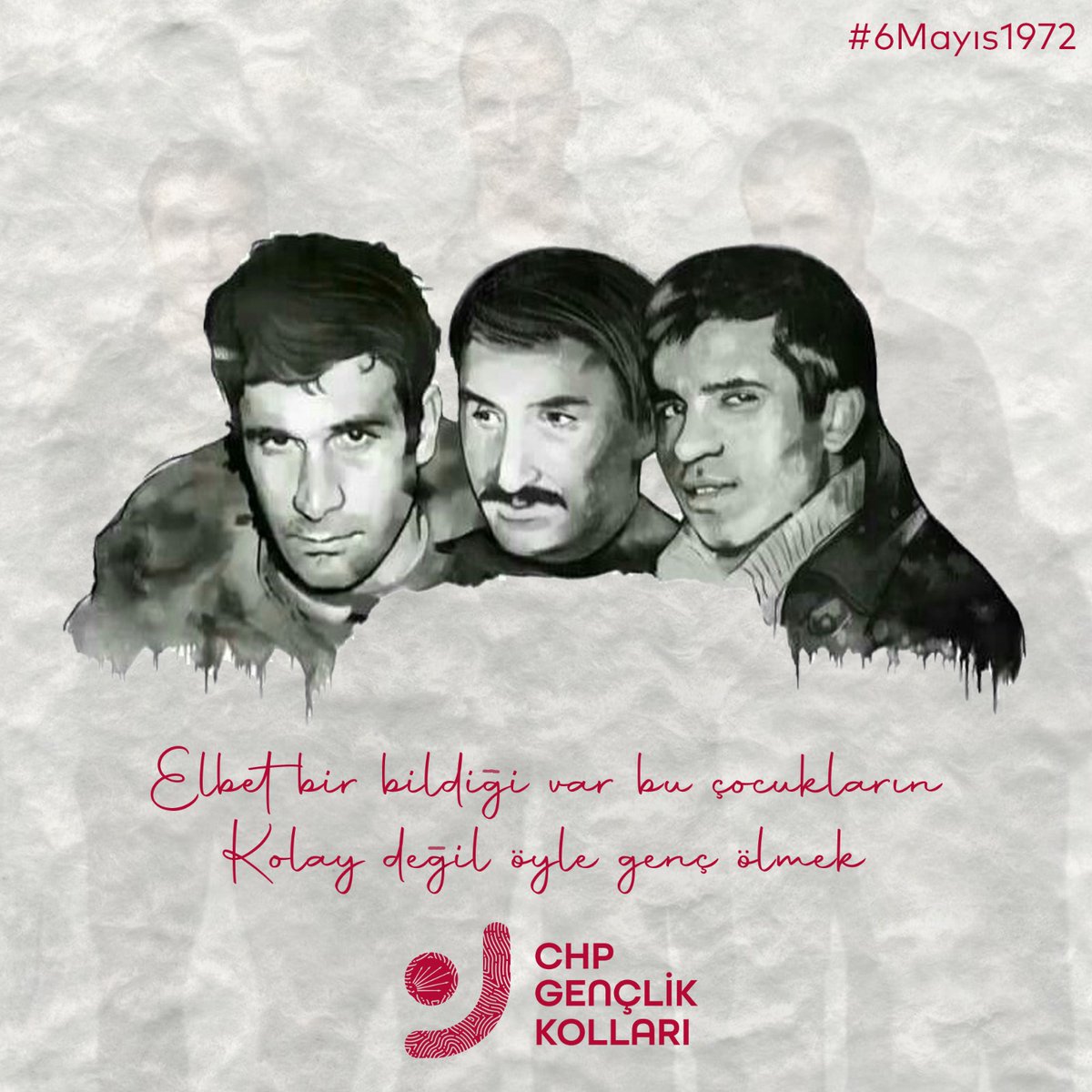 Elbet bir bildiği var bu çocukların
Kolay değil öyle genç ölmek

#6Mayıs1972
