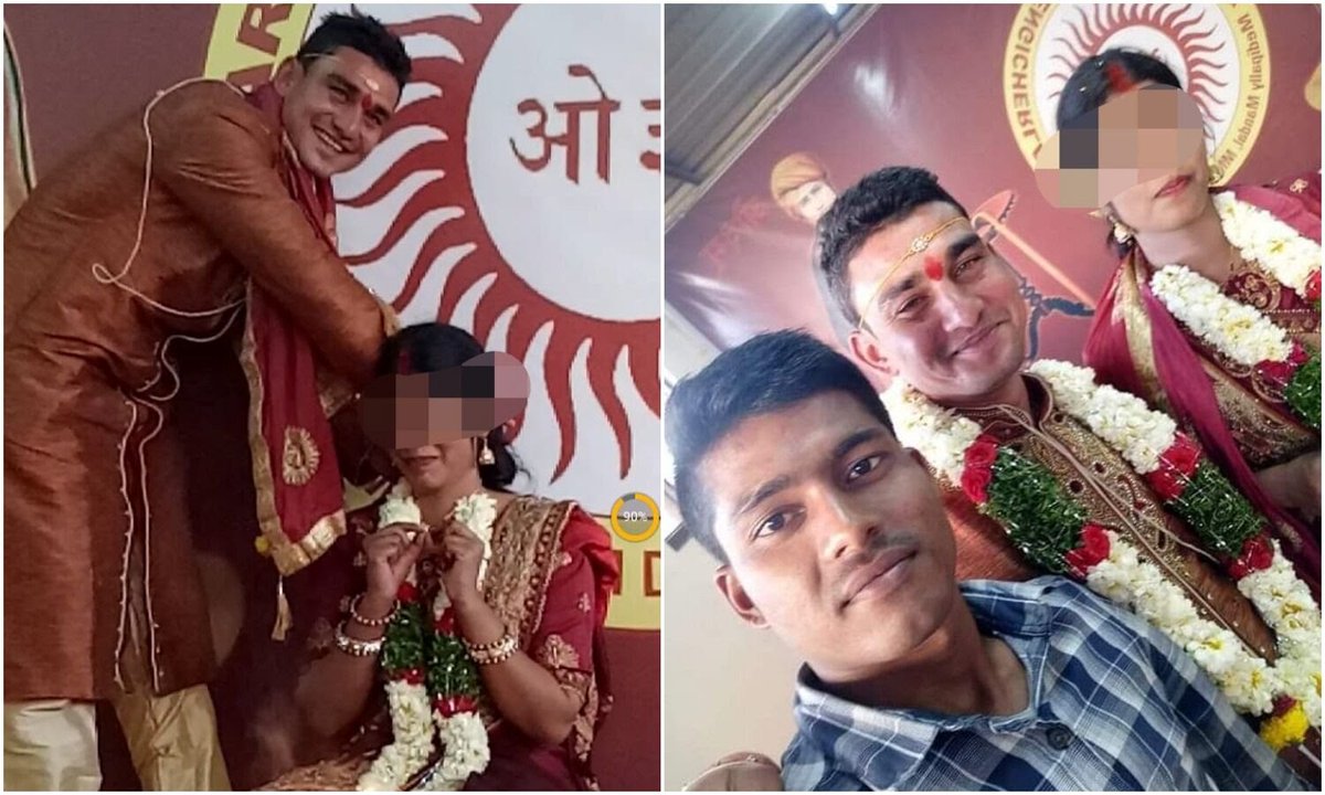 ZakirAliTyagi's tweet photo. 2 साल पहले गोरखपुर की 22 वर्षीय ममता ने बिहार के दिलशाद से हैदरबाद के मंदिर में शादी की,युवती के पिता ने युवक पर बलात्कार का केस दर्ज कर उसे गिरफ्तार करवा दिया,वह 20 जनवरी 2022 को गोरखपुर कोर्ट में पहली तारीख़ पर आया तो लड़की के पिता ने कोर्ट में ही दिलशाद के8 ह'त्या कर दी! https://t.co/Nbe67JMzVh