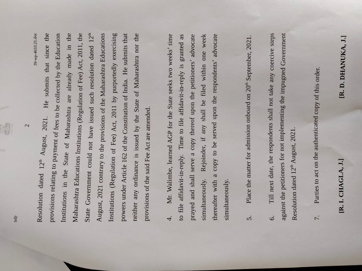 AYM_India's tweet photo. @TOIPune This is what we got from school when asked for fees reduction:( https://t.co/m319X0kGMu