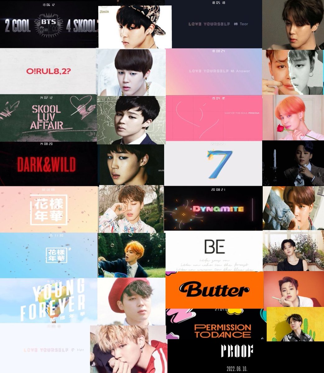 Jimin throughout the eras ♥︎