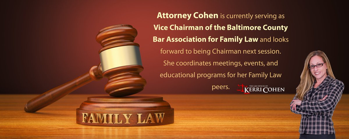 CohenLegalTeam's tweet photo. Attorney Kerri Bloom Cohen is currently serving as Vice Chairman of the Baltimore County Bar Association #Family #Law Committee and looks forward to being Chairman next session.
https://t.co/lJFxNZnsNn https://t.co/jWELGw6Xvs