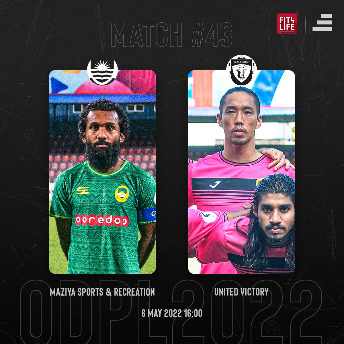 sidibarimv's tweet photo. Ooredoo Dhivehi Premier league 2022
MATCH DAY 27
Match 43
Green Boys vs United Victory
Match 44
TC Sports Club vs Da Grande
Join our Telegram Channel: https://t.co/drqaNdiufR
πΈ FAM
#sidibari #sports #football #maldives #dhivehifutuboalha #fam #dpl #odpl #MSRUNV #TCSDGS https://t.co/FXrLJMVTmz