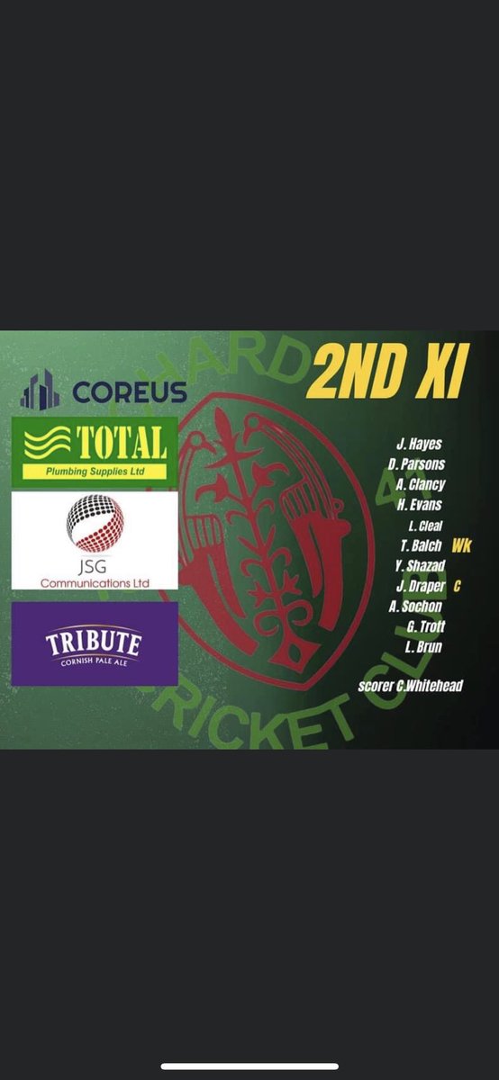 Chard Cricket Club (@chardcricket) on Twitter photo 