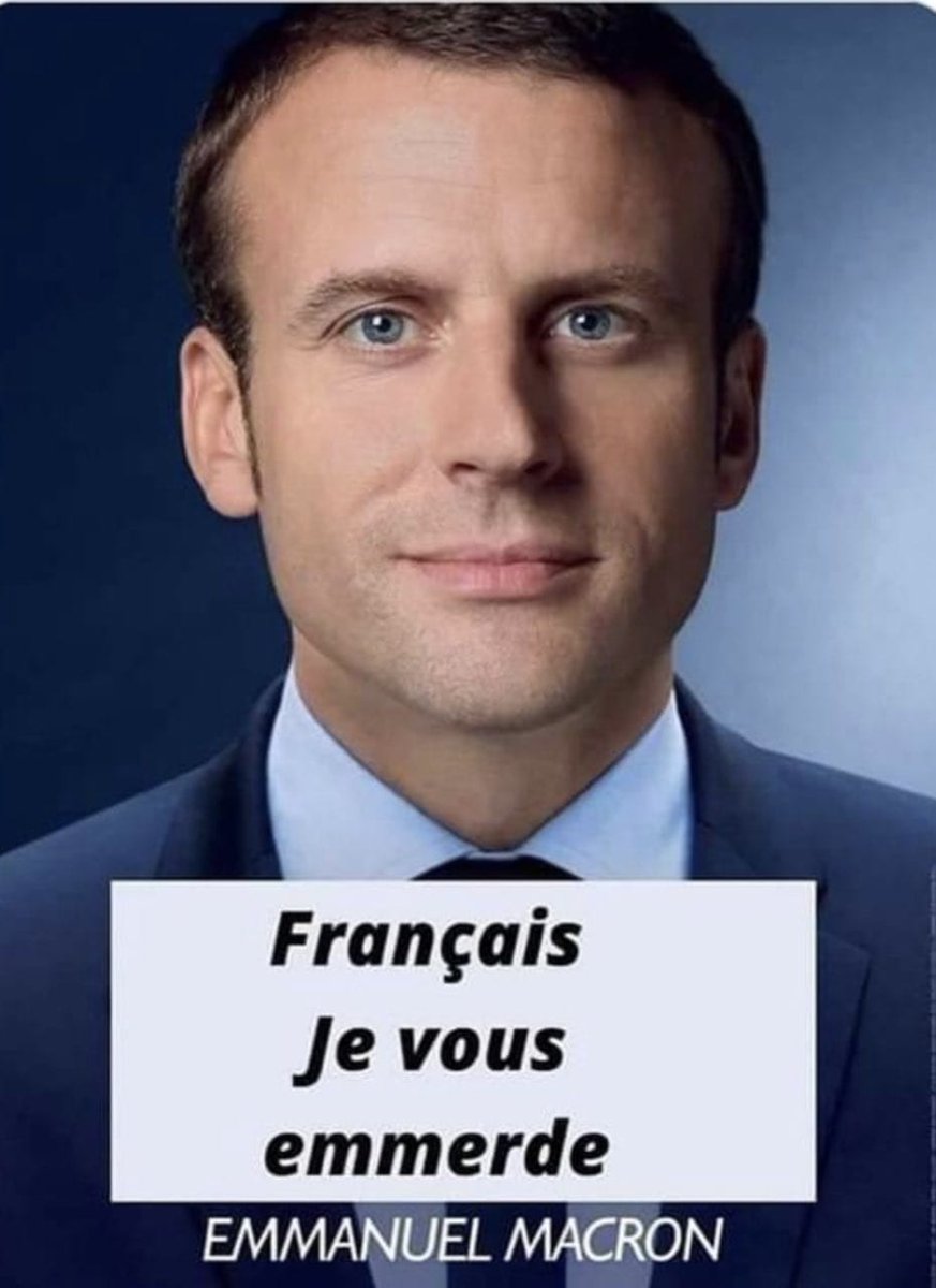 ManuDemission's tweet photo. BONJOUR À TOUS MES PETITS 💩💩💩
#DubaiPortaPottyvideo #Dubai  #dubaiportapotty #caca #dubai_porta_potty #pooh #MacronMenteur #Macron #MacronDemission #MacronDegage #MacronDehors #MacronNousPrendPourDesCons #MacronCergy #MacronDestitution https://t.co/kcnVPcFTem