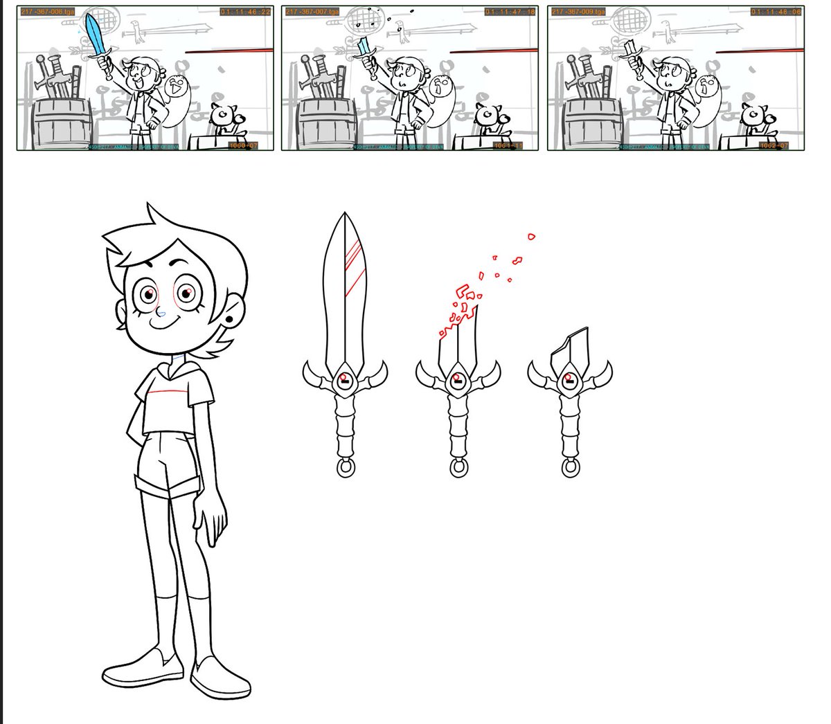 fun weapons from "Edge of the World" #TheOwlHouse 